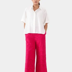 Everyday White Boxy Shirt — front